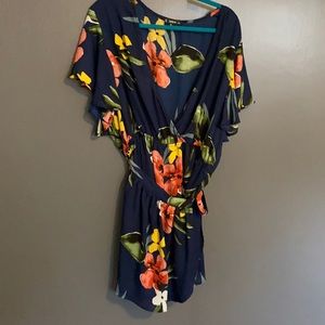 Shein floral romper